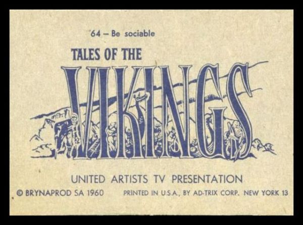 1960 Ad-Trix Vikings